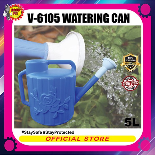 V-6105 5L WATERING CAN - PLANTS PLASTIC WATERING CAN / INDOOR OUTDOOR WATERING CAN